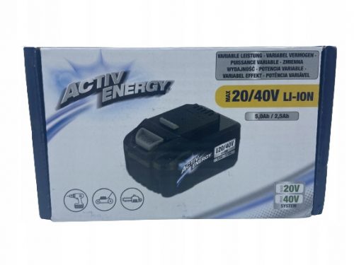 Tartalék akkumulátor - Li-Ion Activ Energy 20 V 5 Ah akkumulátor