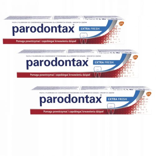  3x Parodontax Extra Fresh fogkrém 75 ml