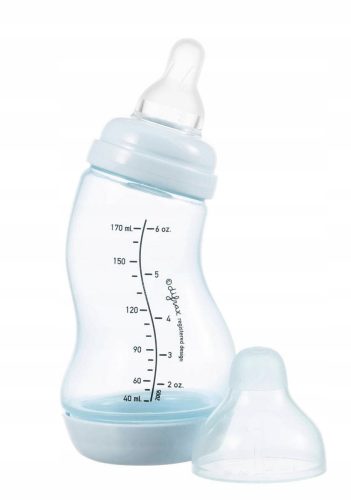 Bébiüveg - Diffrax természetes anti -colic palack 170 ml kék