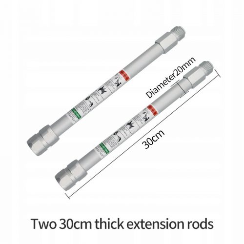 Airless festékhenger soros szórópisztoly 30 cm-es permetező hosszabbítóval