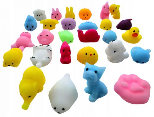  28 X MOCHI SQUISHY GNIOTEK MOCHI FIDGET ANTI-STRESS GNIOTEK 28 db