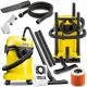 Kärcher WD3 1000 W ipari porszívó + kárpitos fúvóka KARCHER SE 4001 SE 5100