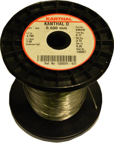 Ellenállás huzal - Kanthal D - 0,6 mm x 20 m