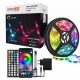 Set LED szalag 5M RGB 5050 SMART BLUETOOTH alkalmazás + PITIP Superled