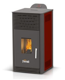  Pellet kályha, tömör pellet kályha, 12 kW