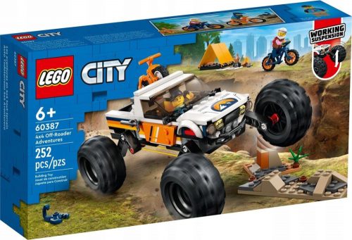  LEGO City 60387 Kalandok 4x4-es terepjáróban