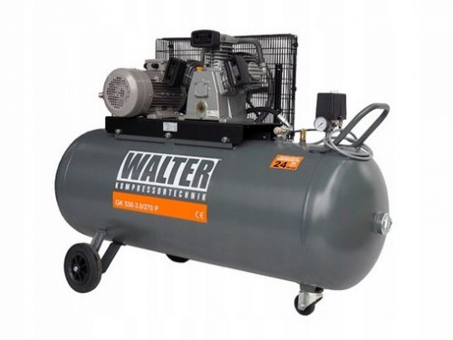 Walter GK530-3.0/270 olajkompresszor 270 l 10 bar + Walter WKTT kompresszor olaj 1 l