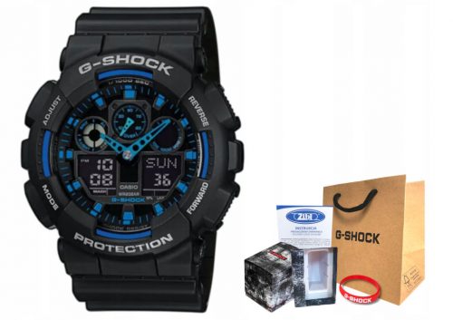  Casio G-SHOCK GA-100-1A2ER 20BAR hologramos karóra