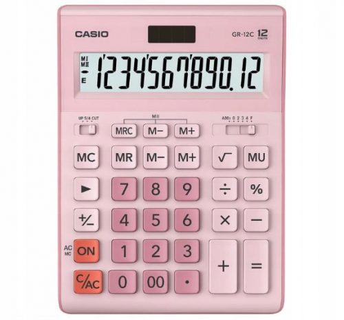  Casio GR-12C-PK irodai számológép