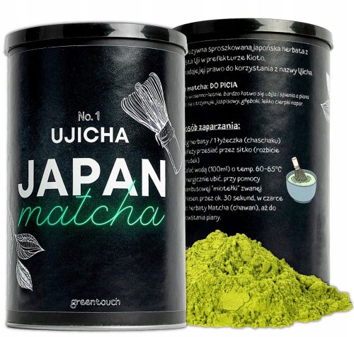 JAPÁN MATCHA prémium zöld tea Ujicha Uji 80g első gyűjtő tubus