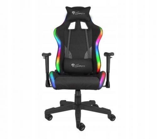 Genesis Trit 600 RGB játékszék, fekete szövet