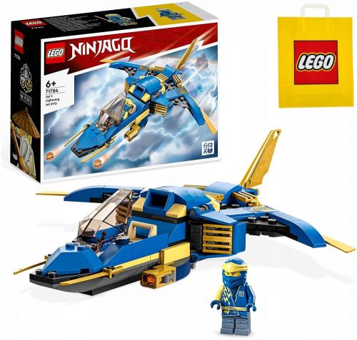  LEGO Ninjago Jay EVO Supersonic Jet 71784 + LEGO papírzacskó 001-2021-2022-2023-2024