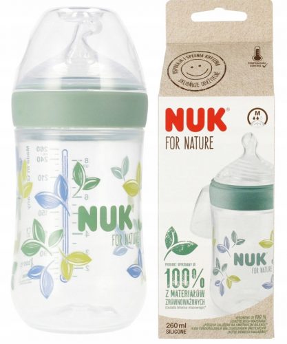  Nuk Nature Sense flakon 741757 fehér 260ml 6-18m