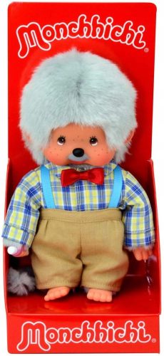 Mesebeli játékbaba - Monchhichi eredeti lány virágbaba