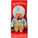 Mesebeli játékbaba - Monchhichi eredeti lány virágbaba