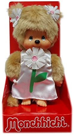 Mesebeli játékbaba - Monchhichi eredeti lány szivárványos baba