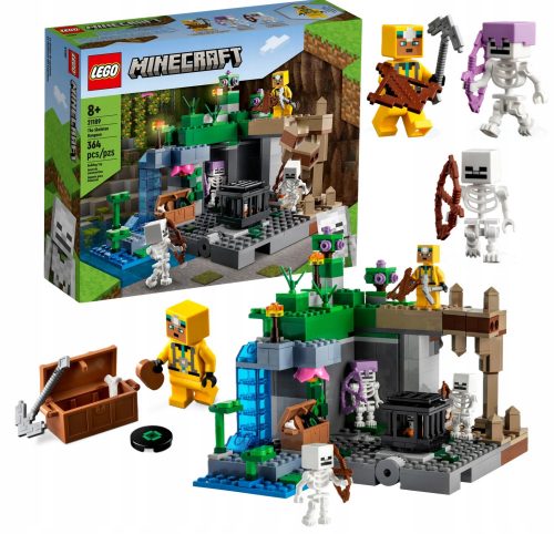  LEGO City 21495 MINECRAFT CSONETON DUNGEON CAVE ZOMBIE CSSONZAT KÉSZLET LEGO KÉSZLETEK