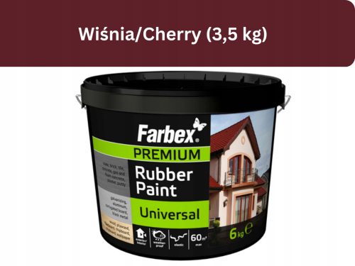 GUMIFESTÉK Farbex Universal Premium Folyékony gumi minden felületre CHERRY