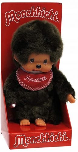 Mesebeli játékbaba - Monchhichi eredeti fiú kabalababa