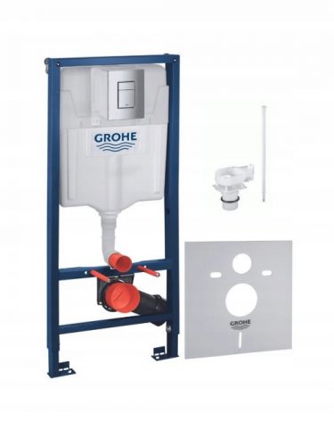  GROHE RAPID SL FRAME 5IN1 KRÓM GOMB VÍZÁRAMLÁSCSÖKKENTŐVEL