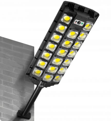 Erős 3in1 LED -es Solar Lámpa COB panel különálló alkonyatérzékelő +távirányító