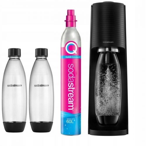  SodaStream Terra fekete szaturátor + 2 flakon