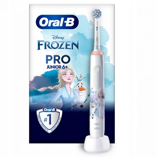  Oral-B Pro Junior 6+ Frozen forgó fogkefe, fehér