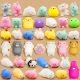  50db Kawaii Soft Squeaky Play Toys