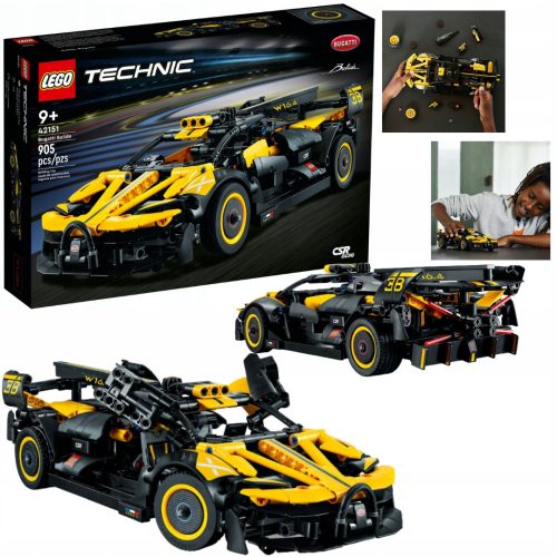  LEGO Technic Bugatti Bolid 42151 + ELEKTRONIKUS KARÁCSONYI KÁRTYA AJÁNDÉKBA