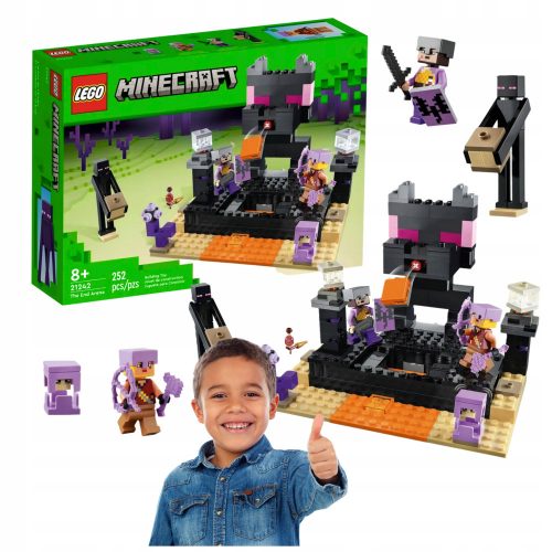  LEGO Minecraft 21242472 LEGO MINECRAFT SZETT ARÉNA ENDU ENDER DRAGON ENDERMAN GYEREKEKNEK