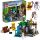  LEGO City 21189686 LEGO MINECRAFT KÉSZLET CSONKOZAT DUNGEON CAVE BOCKS ZOMBI CSSONZATOK