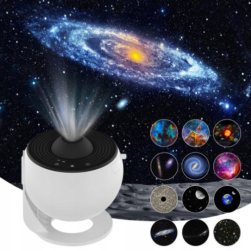  GALAXY NIGHT LIGHT PROJEKTOR UNIVERSE NIGHT SKY SILENT PARTY VILÁGÍTÁS HÁLÓSZOBÁBA