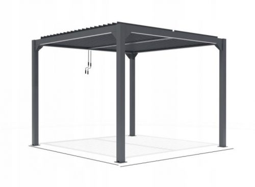 Pergola - Alumínium pergola oszlop 250 cm