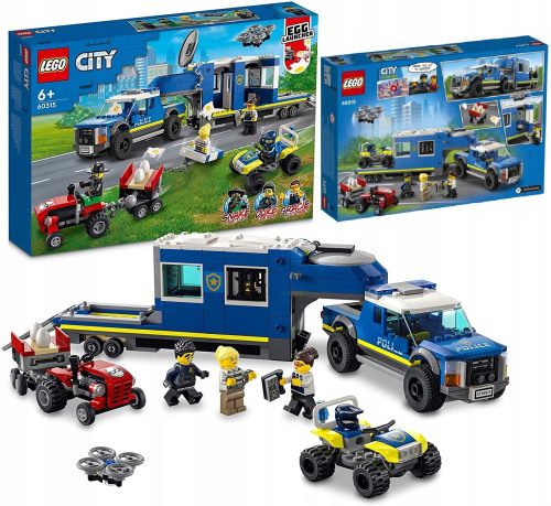  LEGO City 60315 Mobil Rendőrparancsnoki Központ