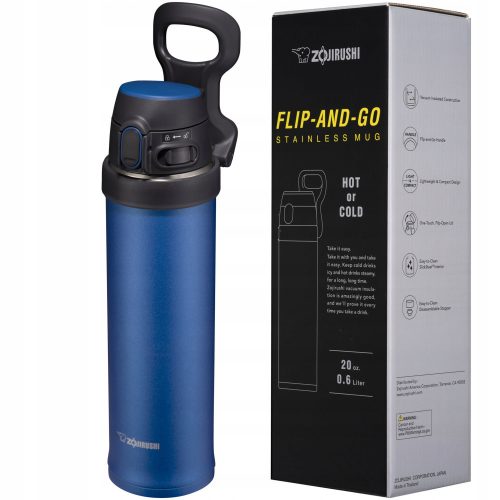 Termosz, hőtároló - Zojirushi SM-QAF60 termikus bögre 600 ml kék