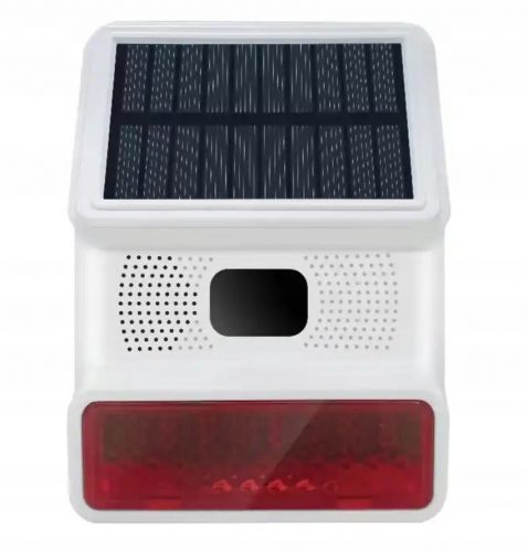 SOLAR SIREN ALARM 100DB PIR SENSOR TUYA SMART WiFi