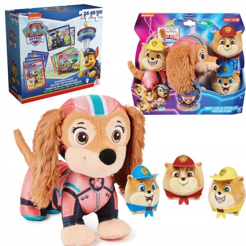  PAW Patrol Movie 2: Liberty Stuffed Animals & Poms