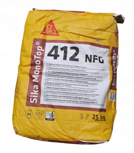 Sika MonoTop 412 NFG javítóhabarcs beton 25kg