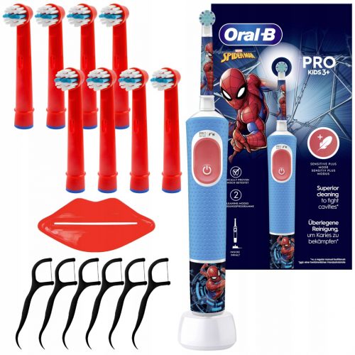  ORAL-B VITALITY PRO 103 KIDS SPIDERMAN FOGKEFE + TARTOZÉKOK