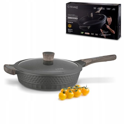 Serpenyő - Starke Pro Dombornyomott hagyományos serpenyő 28 cm tapadásmentes (non-stick)