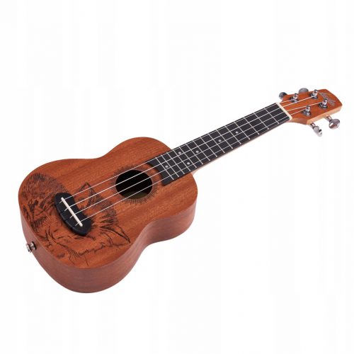  LAILA UFG-2111-S CAT Soprano Ukulele - CAT gravírozás + ingyenes tok