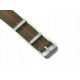  PREMIUM NATO ELASTIC ÓRASZÍJ NATEL4920 OLIVE / RED 22 mm