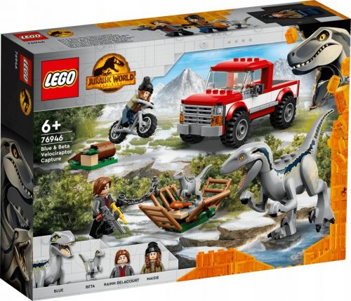  LEGO Jurassic World 76946 Kék és Béta Velociraptorjainak rögzítése