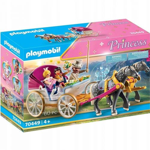  Playmobil Princess 70449 Romantikus hintó