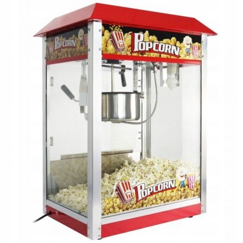 MatMay pattogatott kukorica gép POPCORN MACHINE Cinema RED 1400 W