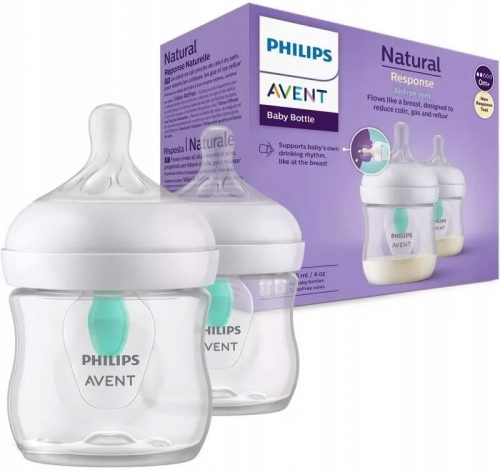  Philips Avent SCY670/02 Natural Response AirFree palackok 2x125 ml