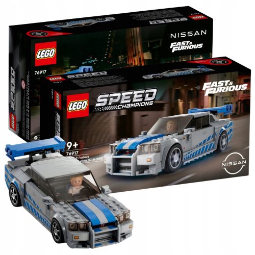  LEGO Speed Champions 76917 Nissan Skyline GT-R R34 + TERMÉKKÁRTYA (MINDEN MEGVÁSÁROLT TERMÉKHEZ)