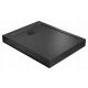  Téglalap alakú zuhanytálca Doros F Compact Stone Black 120x80 RADAWAY