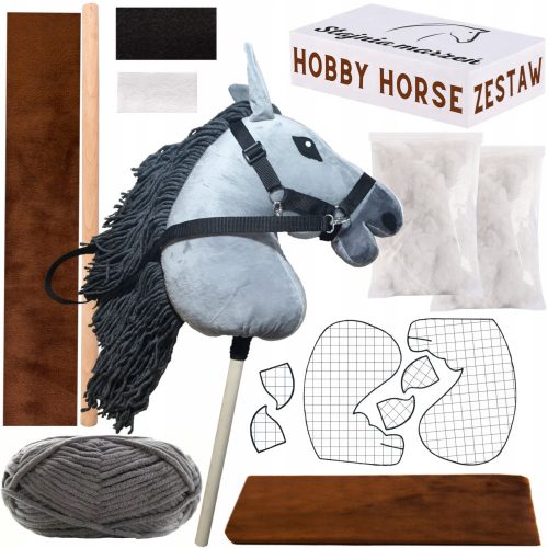  Hobby Horse Nagyméretű boxló szett kezdőknek boton, a3 XXL ló