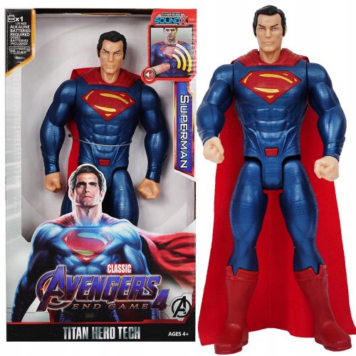  SUPERMAN NAGY MOZGATÓ INTERAKTÍV ÁBRA 30 cm